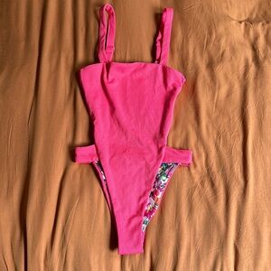 Hot pink Maaji one piece